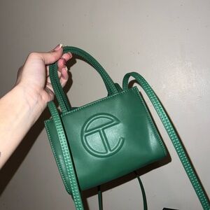 Telfar Green Mini Bag with Modern Design